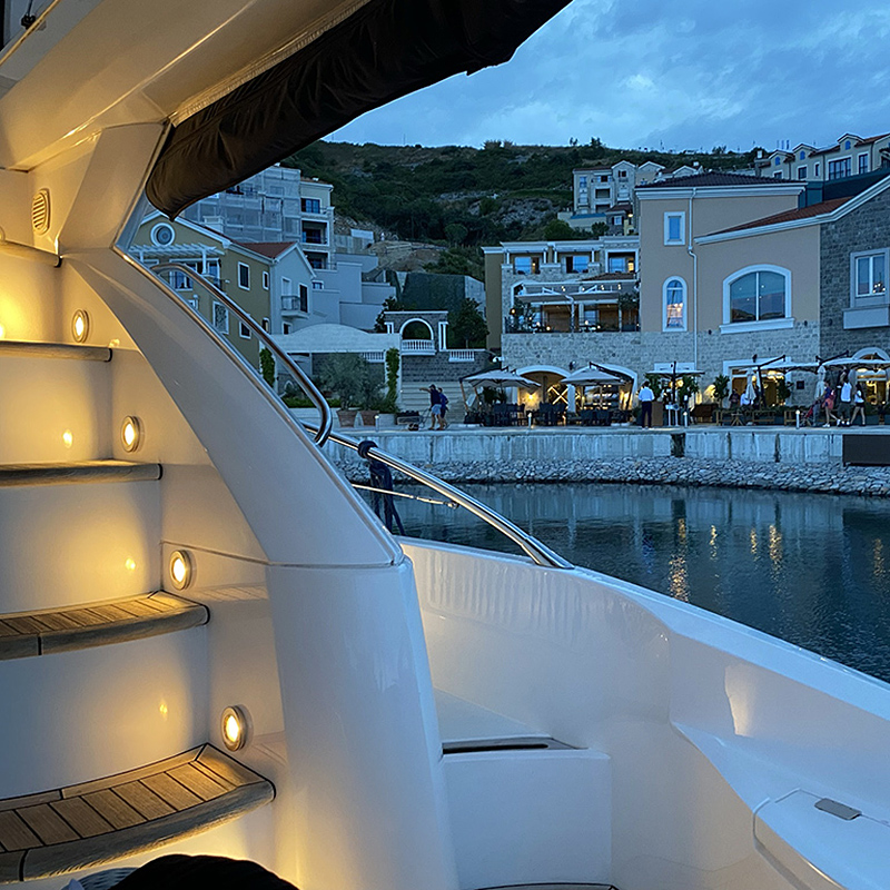 Yacht deck stairs