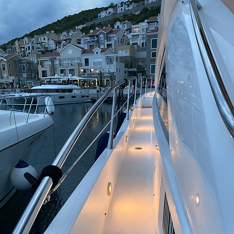 Side deck in the evening